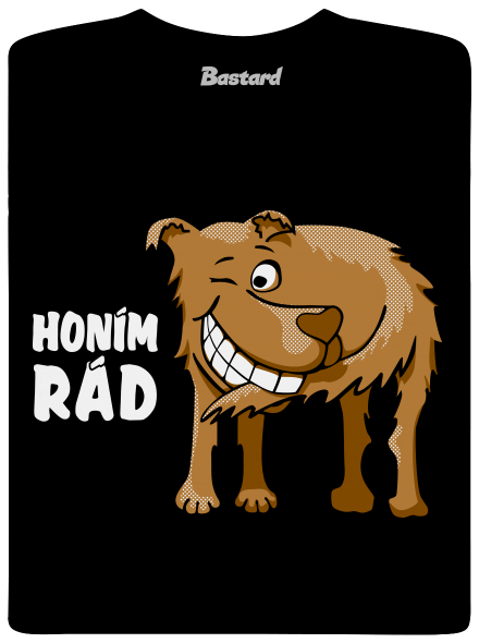 Honím rád pánské tričko Black