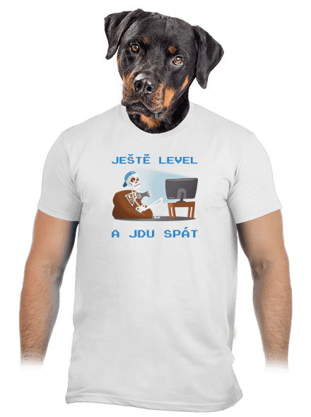 Ještě level pánské tričko White