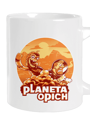 Planeta opich velký hrnek White