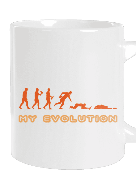 My evolution velký hrnek White