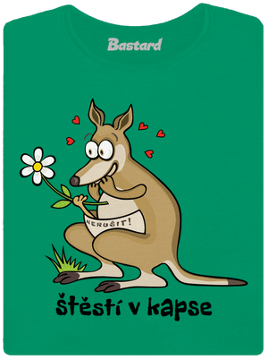 Štěstí v kapse dámské tričko Kelly Green Mal