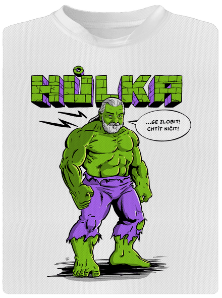 Hůlka dětské sportovní tričko White