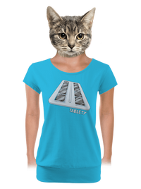 dámské tričko s lemem