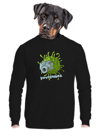 unisex mikina bez kapuce