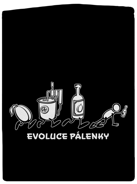 Evoluce pálenky dámská mikina na zip Black
