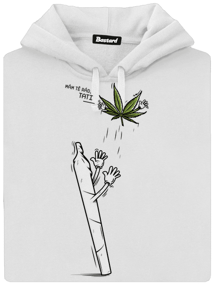 Joint a syn dámská mikina klokanka White