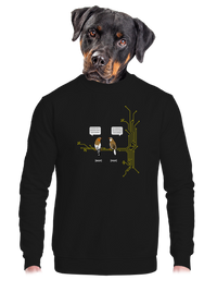 unisex mikina bez kapuce