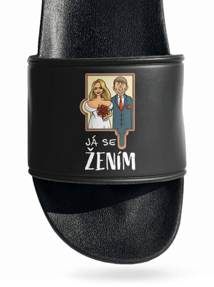 Já se žením/vdávám pantofle Black