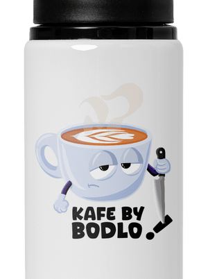 Kafe by bodlo lahev na vodu White