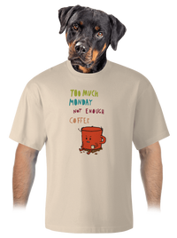 unisex tričko oversized