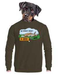 unisex mikina bez kapuce