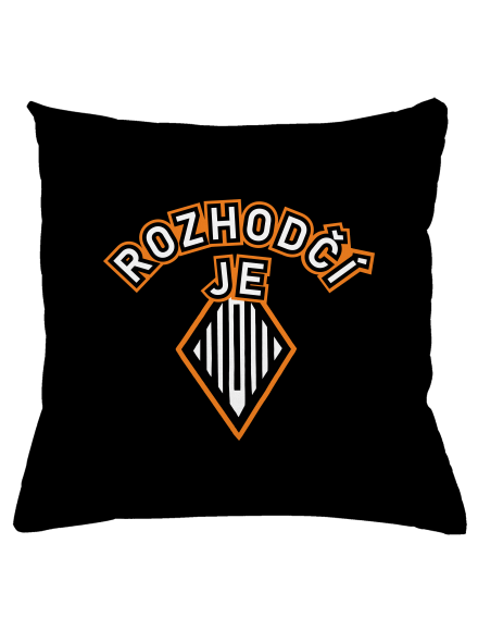 Rozhodčí polštář Black