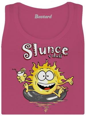 Slunce v duši dámské tílko klasické Magenta