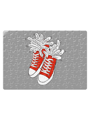 Plný kecky puzzle White