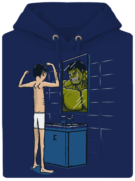 Hulk unisex mikina premium Navy
