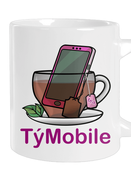 TýMobile velký hrnek White