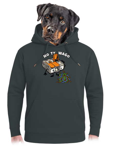 Wago svorka unisex mikina premium Charcoal