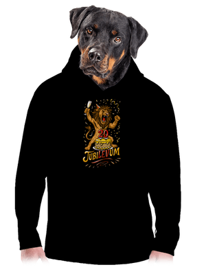 Jubilevum pánská mikina klokanka Black