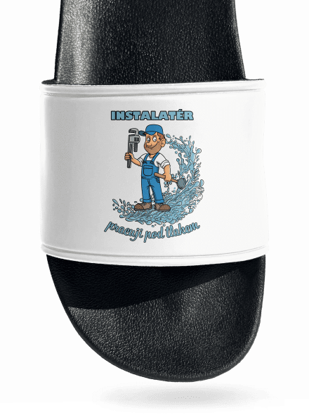 Instalatér pod tlakem pantofle White