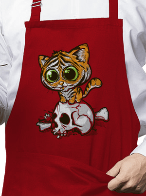 Tygřík zástěra Red