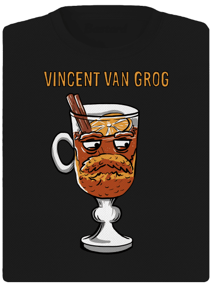 Vincent van Grog dámské sportovní tričko Black