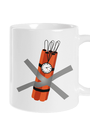 Dynamit klasický hrnek White