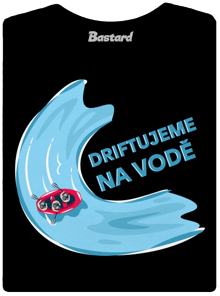 Driftujeme na vodě dámské tričko premium Black