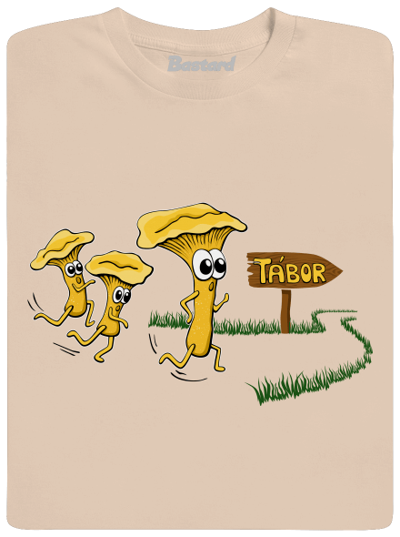Běží lišky k Táboru pánské tričko Sand
