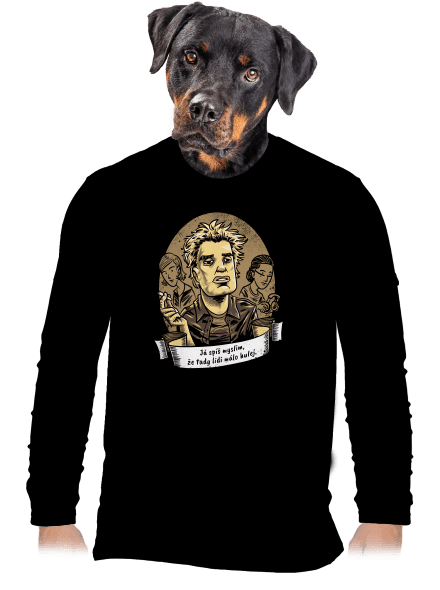 B14: Samotáři pánské dlouhý rukáv Black