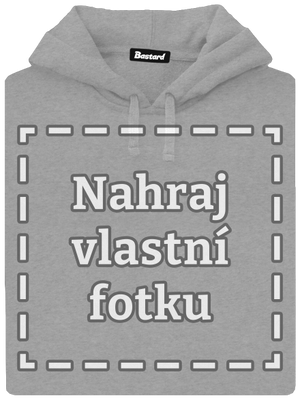 Vlastní potisk pánská mikina klokanka Light Melange