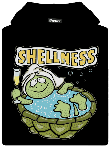Shellness dětská mikina klokanka Black