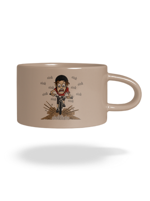 Cinklista hrnek makronka Brown Macaron