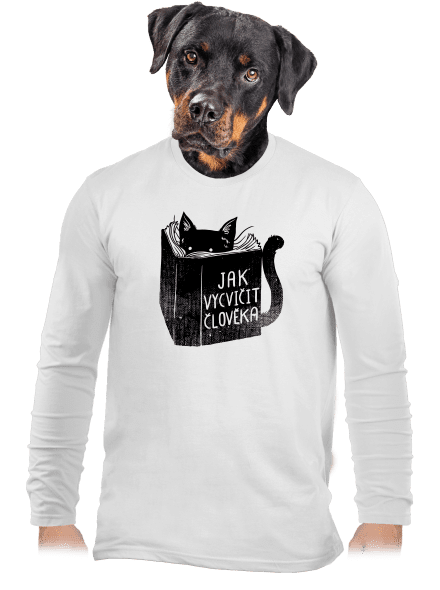 Povinná četba pánské dlouhý rukáv White