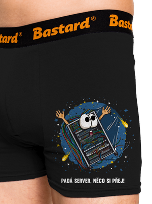 Padá server boxerky Black