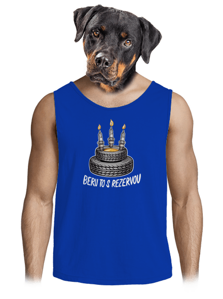 Beru to s rezervou pánské tílko Royal Blue