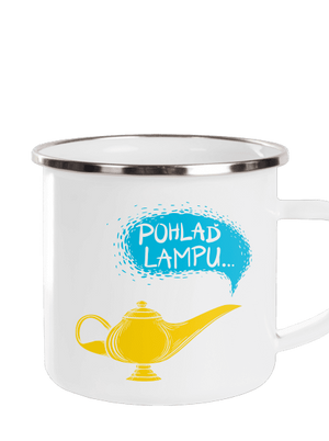 Aladinova lampa plecháček White