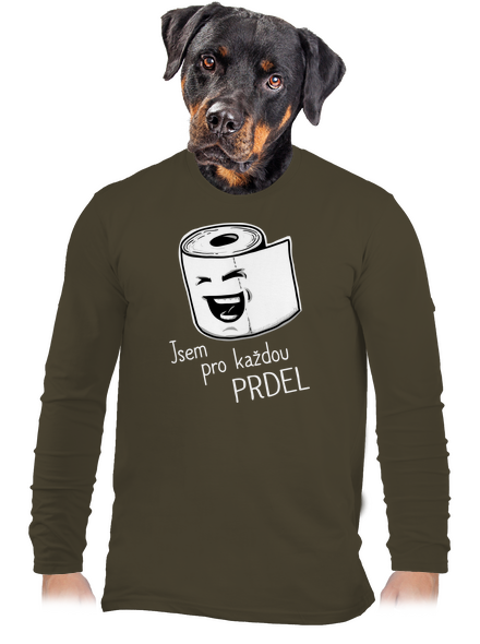 Prdel pánské dlouhý rukáv Urban Khaki