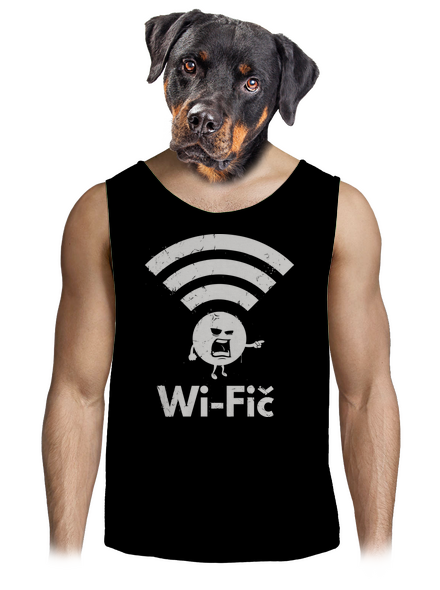Wifič pánské tílko Black