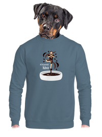 unisex mikina bez kapuce