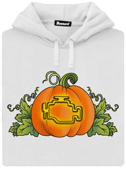 Strašidelný Halloween dámská mikina klokanka White