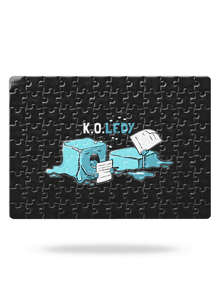 Koledy puzzle White