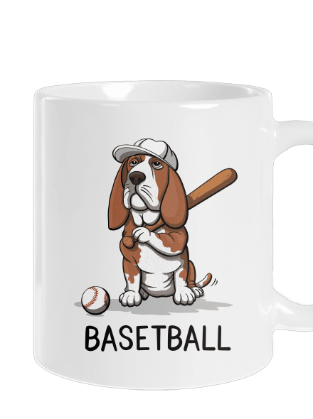 Basetball klasický hrnek White
