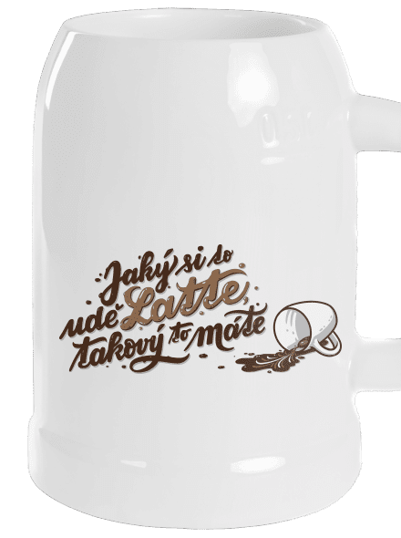 Latte půllitr White