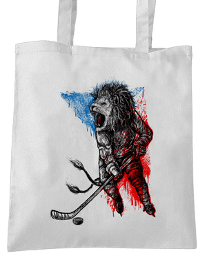 Hokejový lev taška White