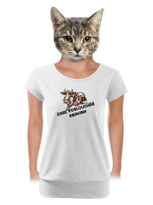 dámské tričko s lemem