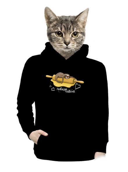 Miluju válení dámská mikina klokanka Black