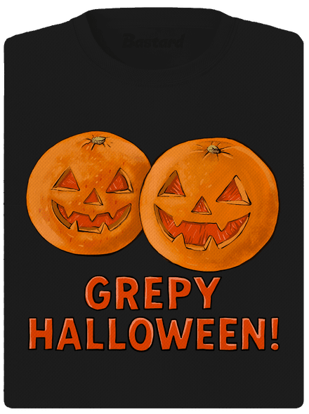 Grepy Halloween dámské sportovní tričko Black