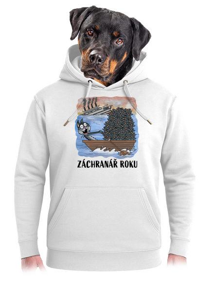 Záchranář roku unisex mikina premium Snowwhite