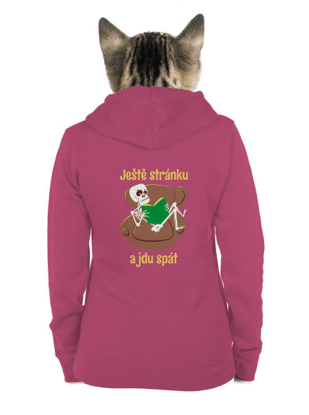 Ještě stránku dámská mikina na zip Magenta