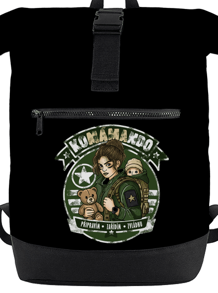 Komámando batoh Black